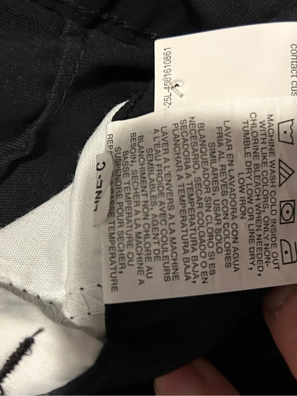Lee Women’s Mid Rise 23” Capri Pants Black Size 10 Stretch NWT Cotton